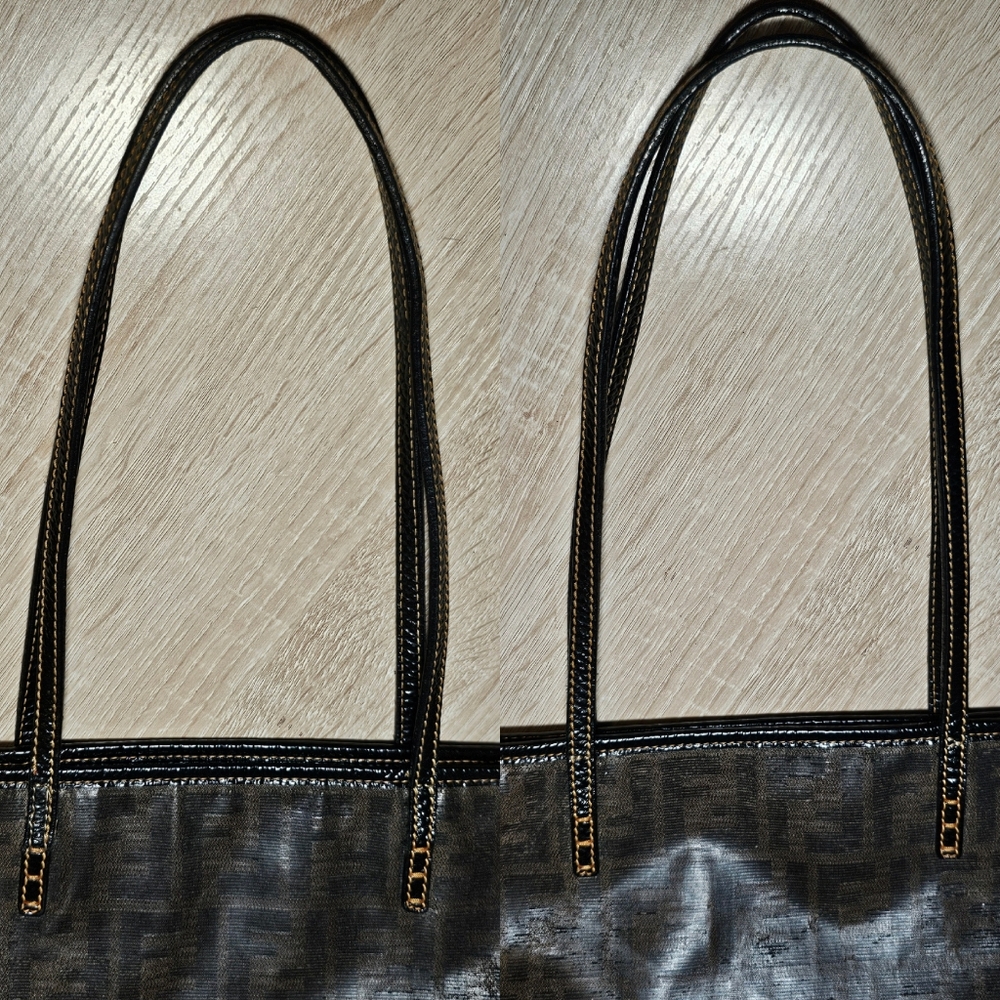 Authentic FENDI Zucca Spalmati Coated Canvas Tote - Picture 3 of 16
